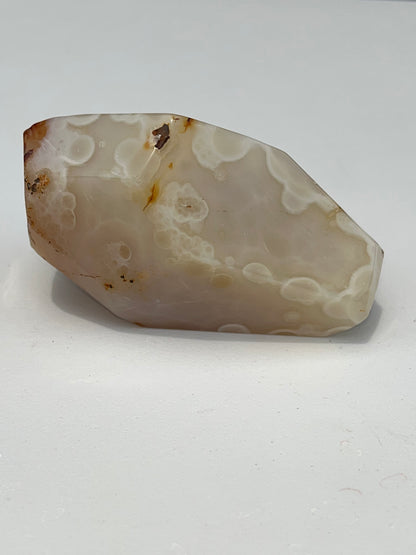 Flower Agate Freeform, 3.7 inch