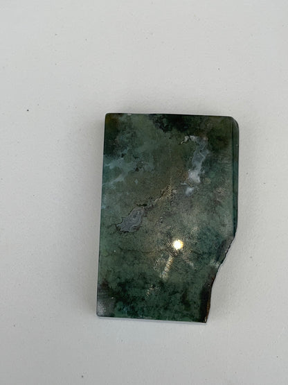 Moss Agate slab, 3 inch