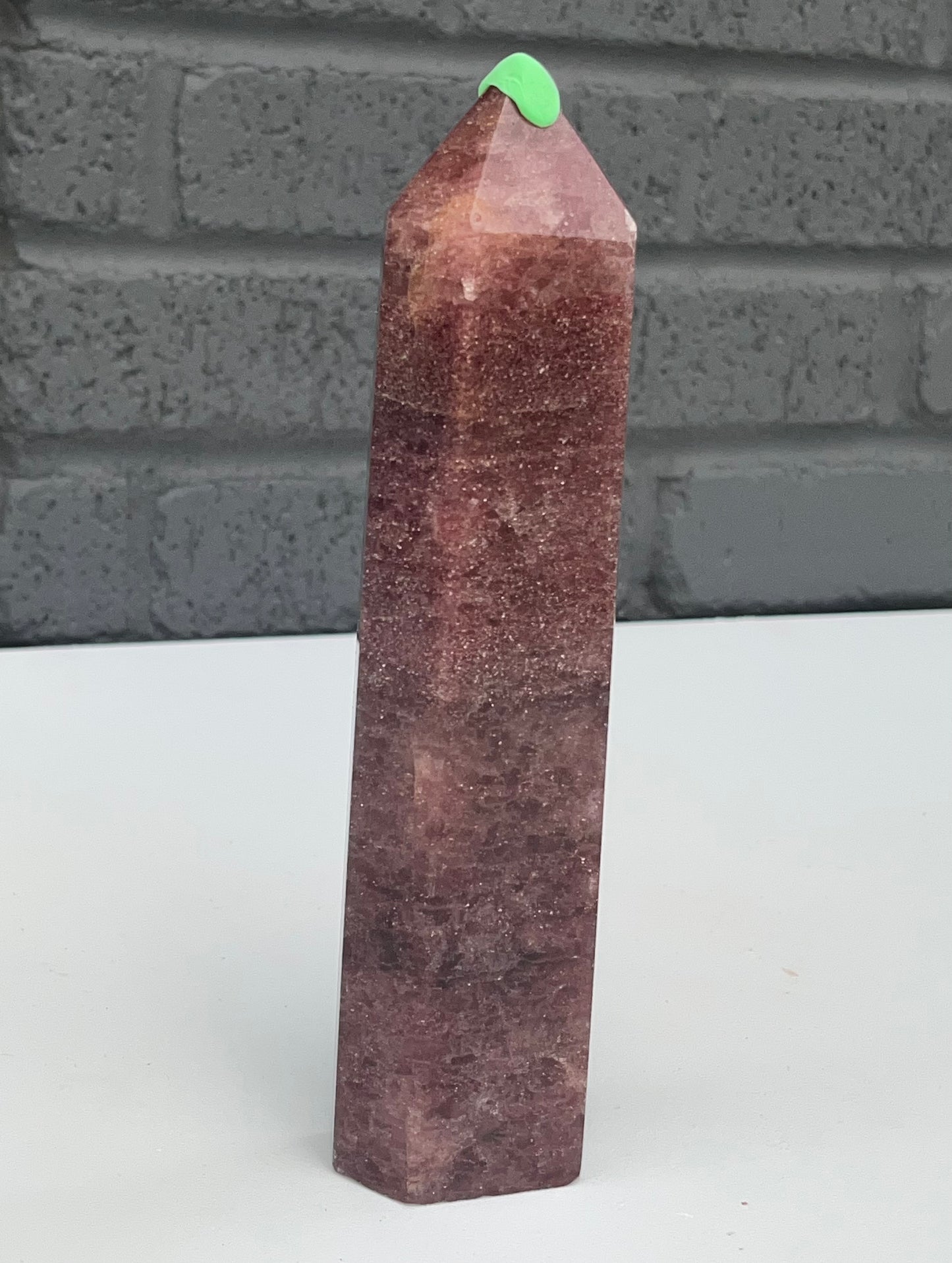 Strawberry Quartz Large Tower, 8in