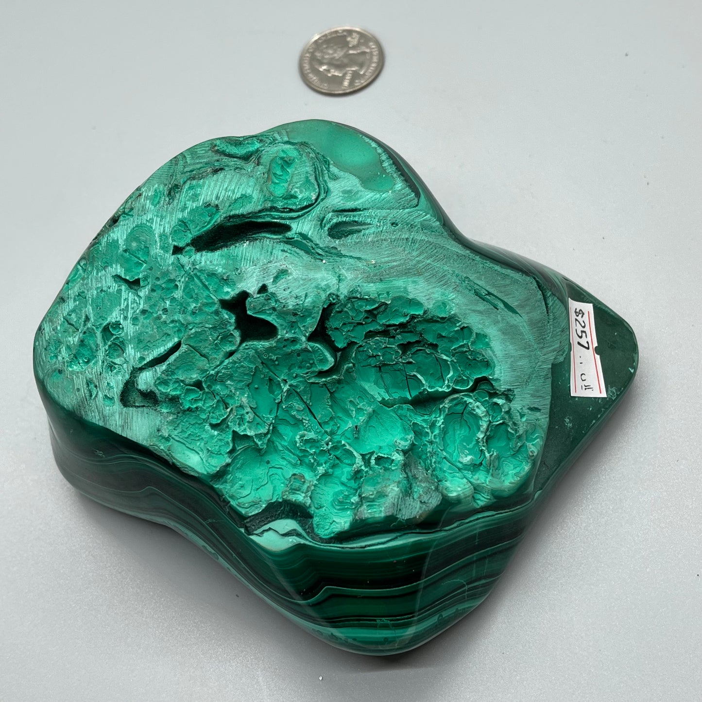 Malachite Freeform, Natural