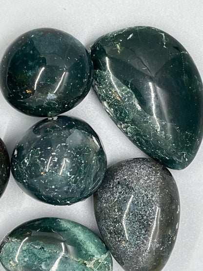 Moss Agate Tumble