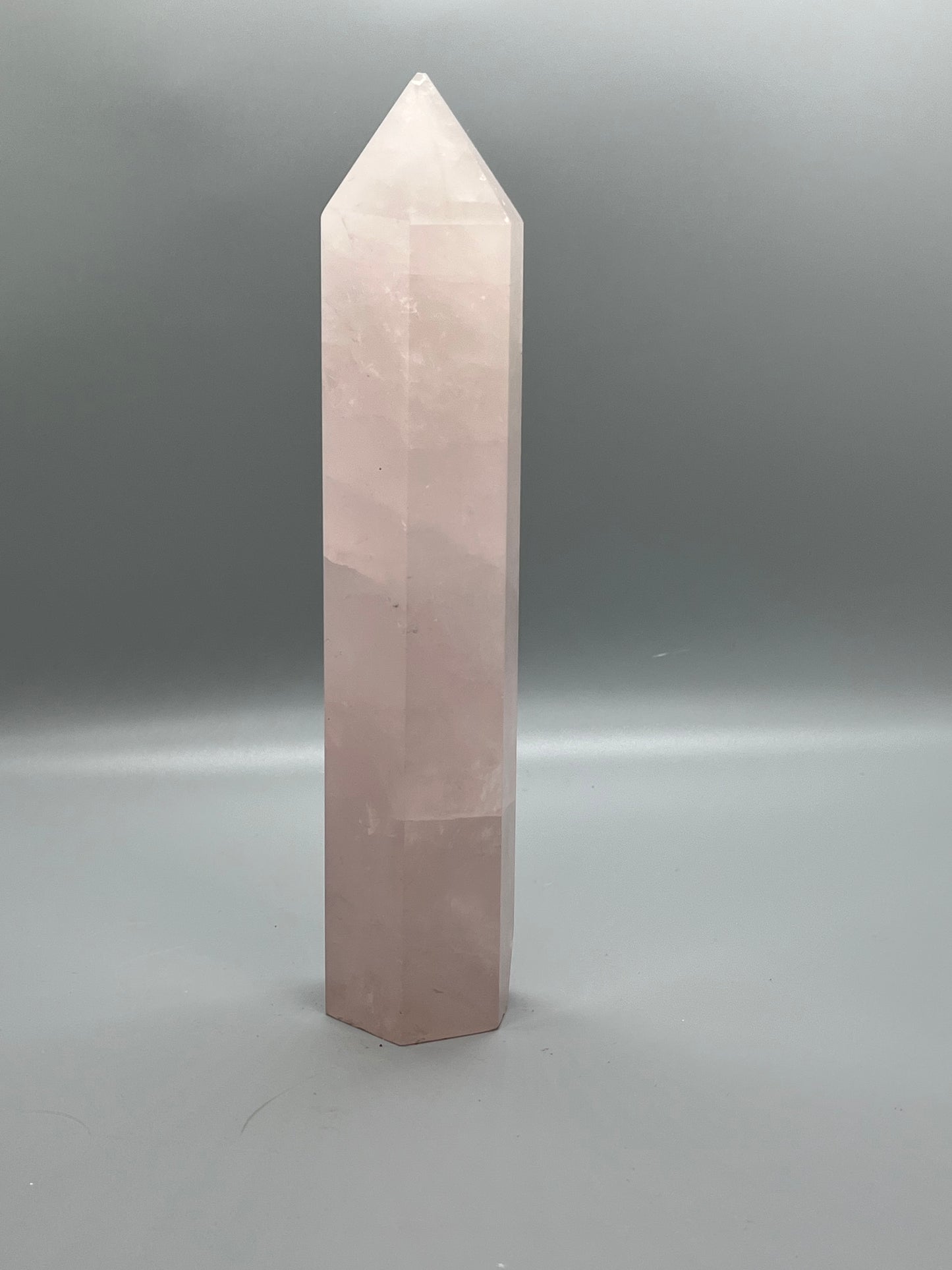 Rose Quartz ,Large Tower, 9in