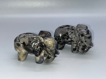 Picture Jasper Elephant Carving