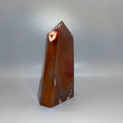 Carnelian Druzy Towers