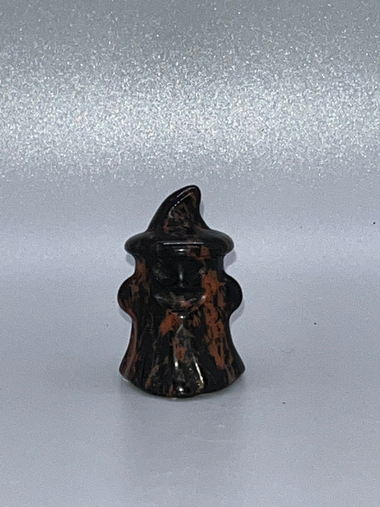 Red Jasper Ghost Witch Carvings