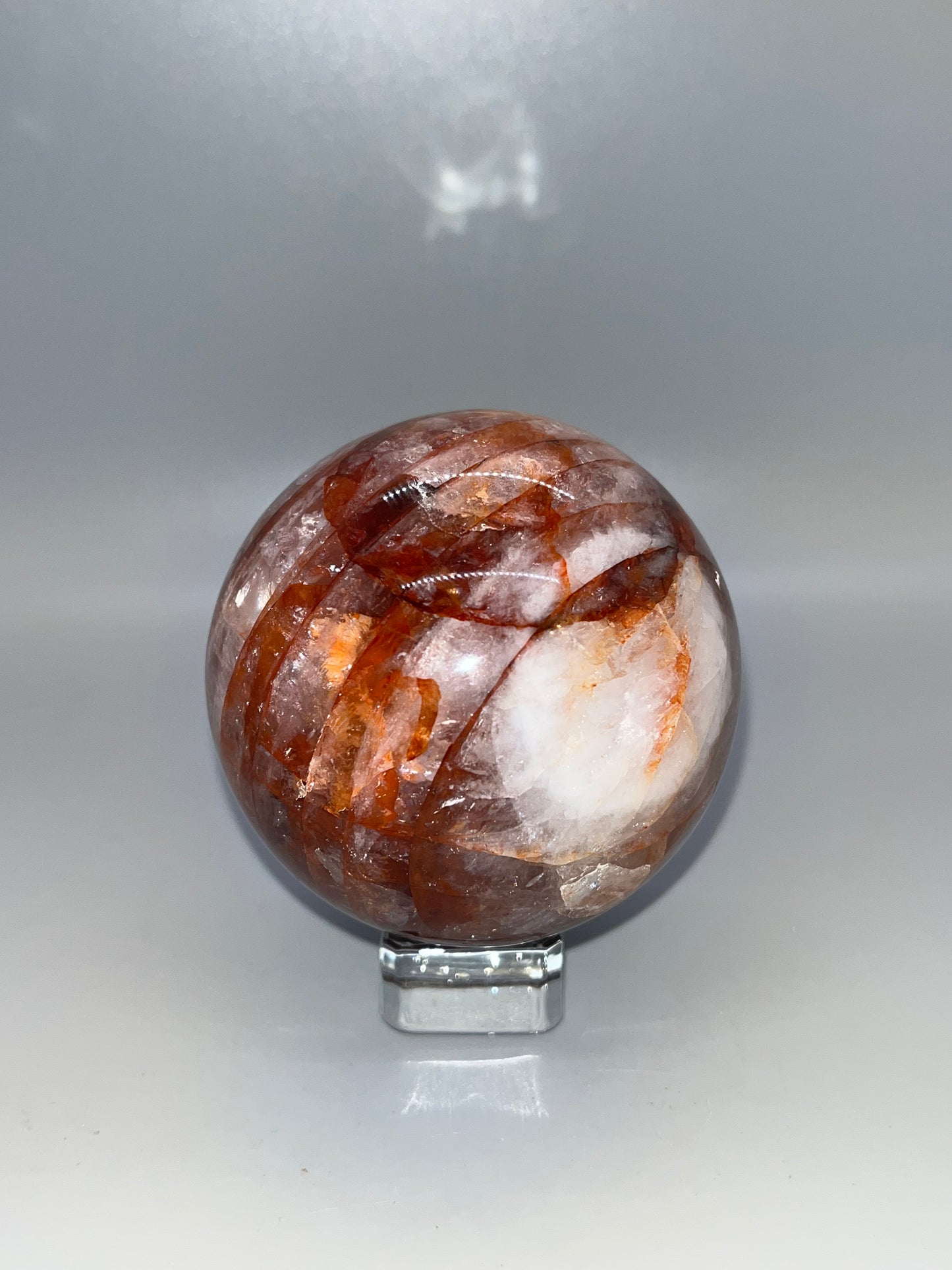 Fire Quartz Spheres