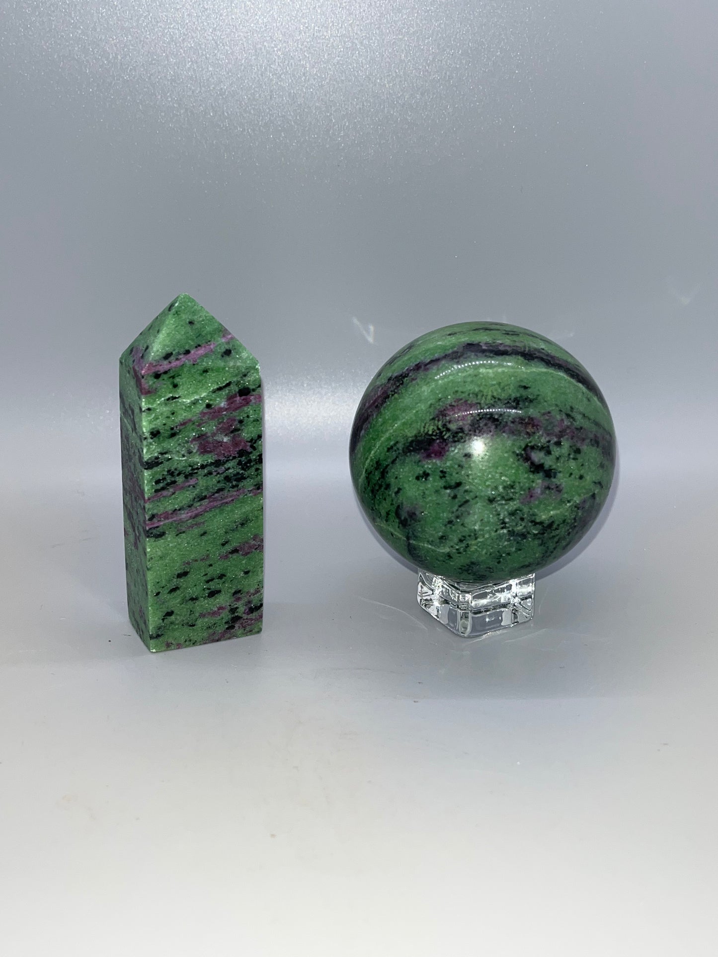 Ruby Zoisite Spheres