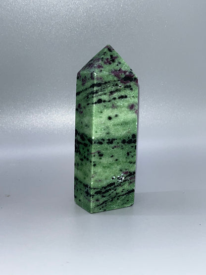 Ruby Zoisite Real Crystal Towers