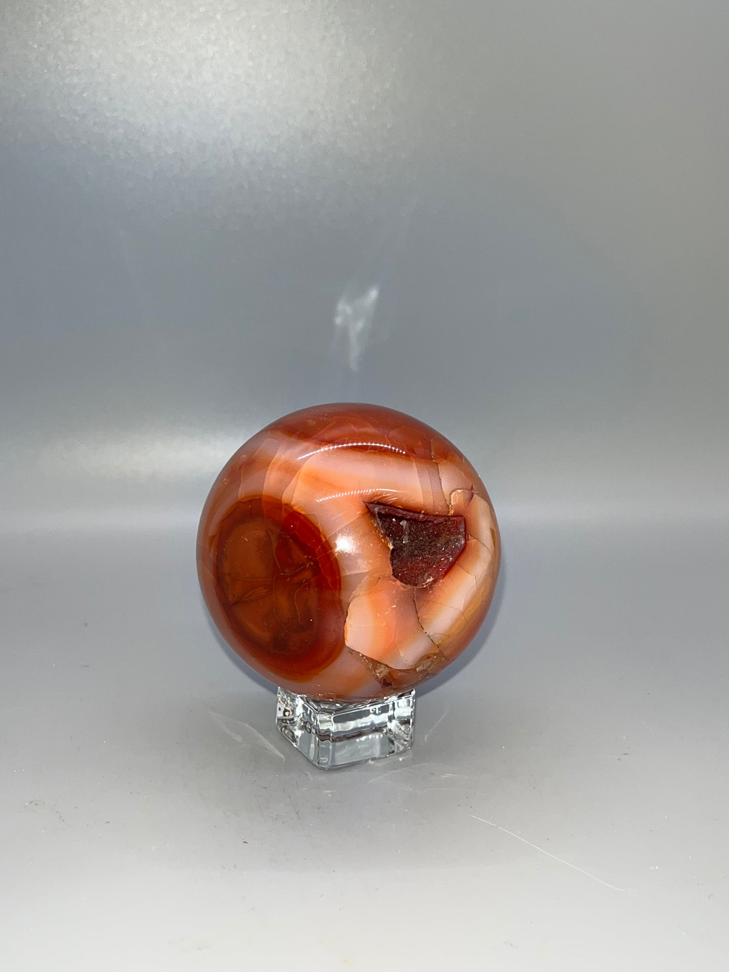 Carnelian Agate Sphere