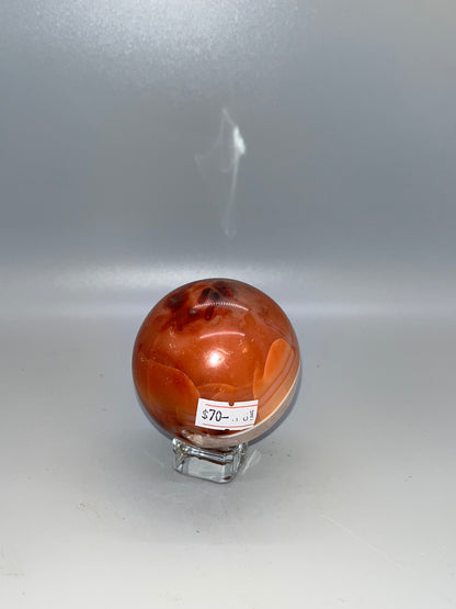 Carnelian Agate Sphere