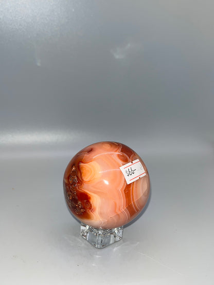 Carnelian Agate Sphere