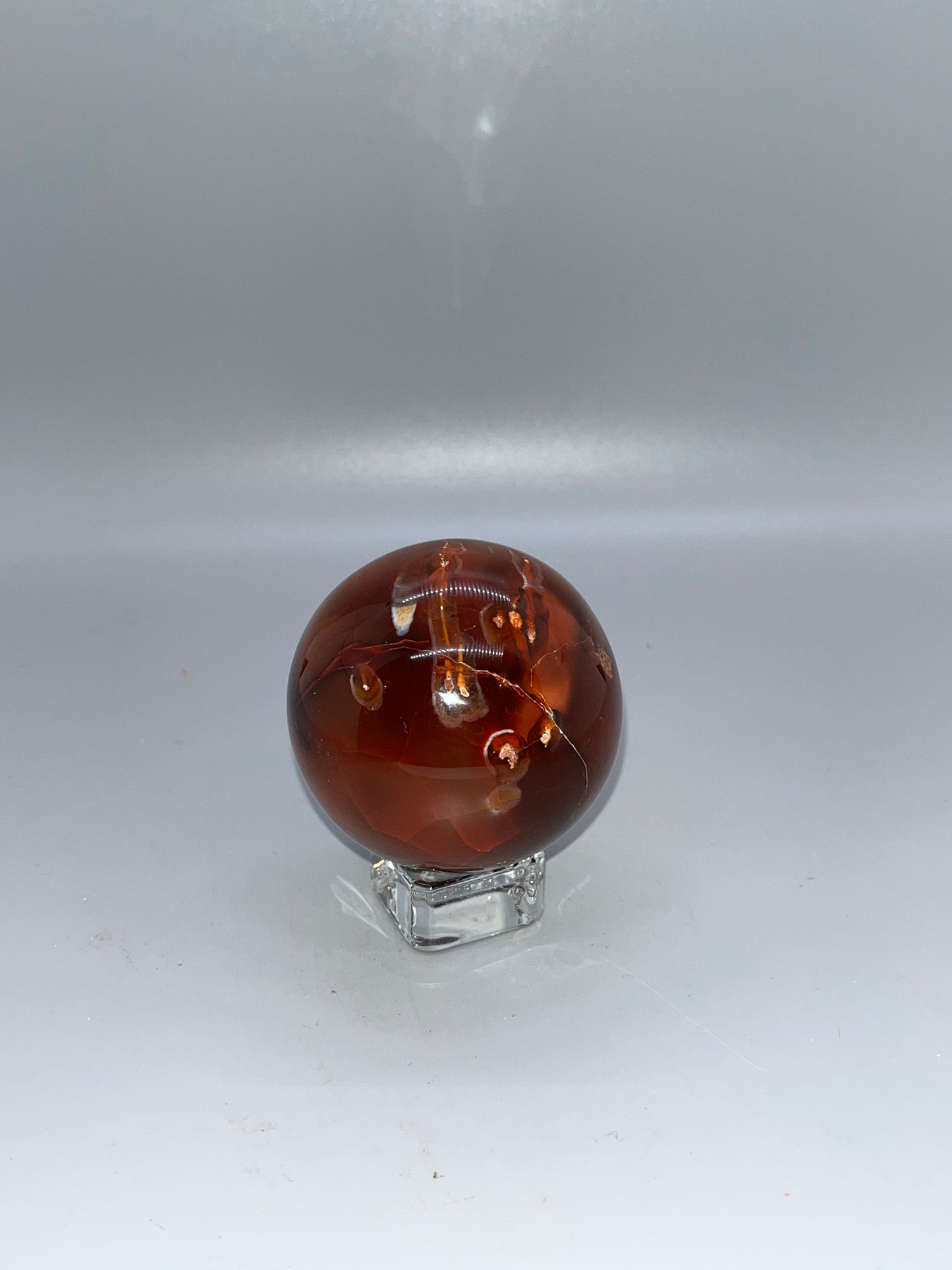 Carnelian Agate Sphere