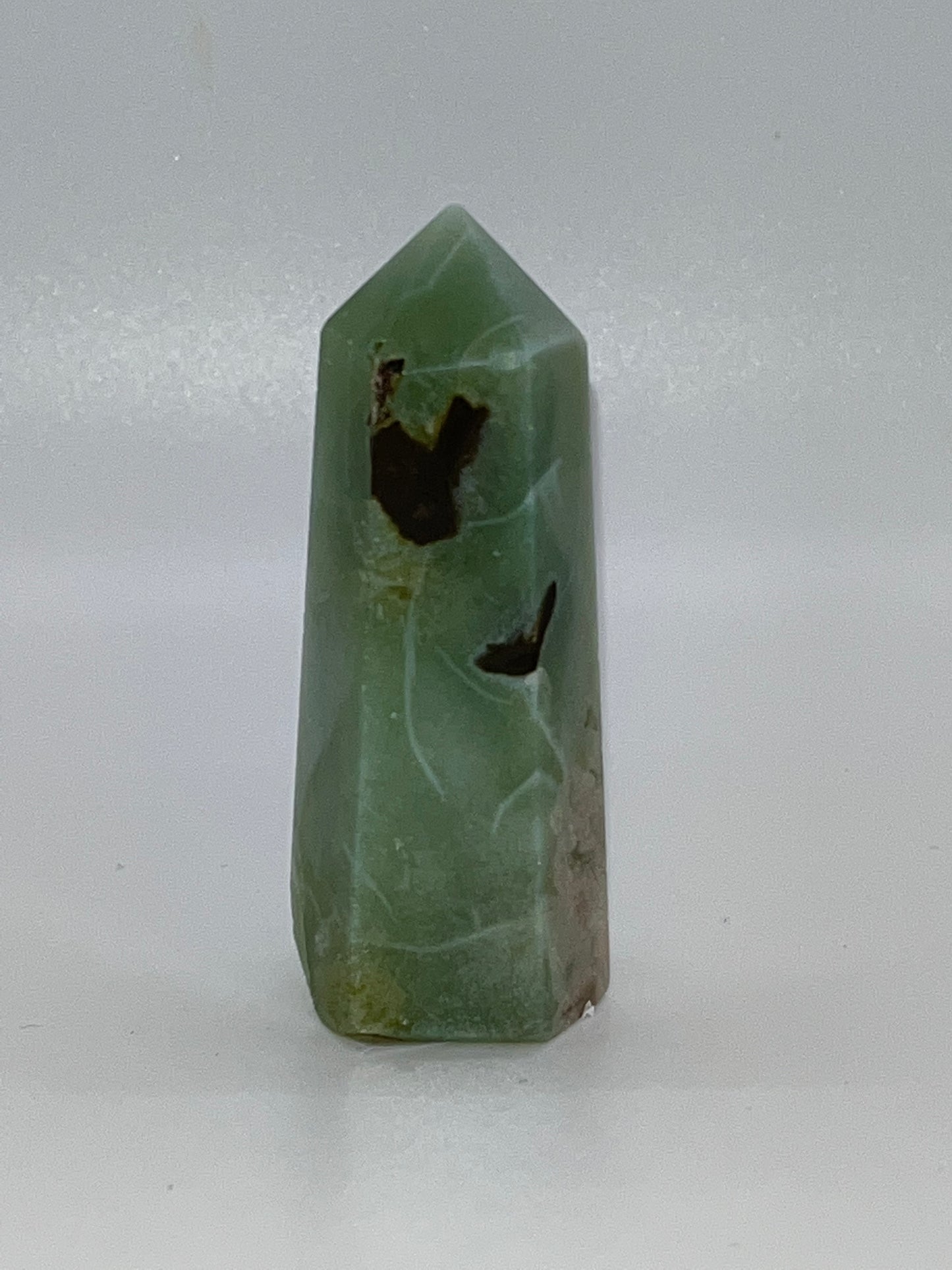 Green Flower Agate Towers