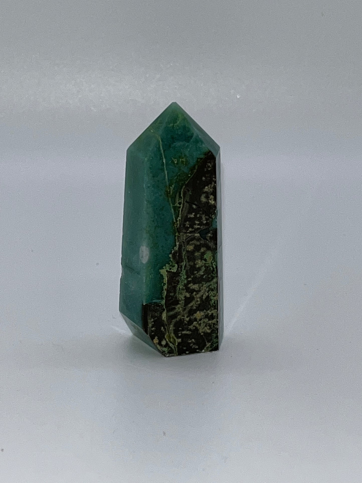 Green Flower Agate Towers