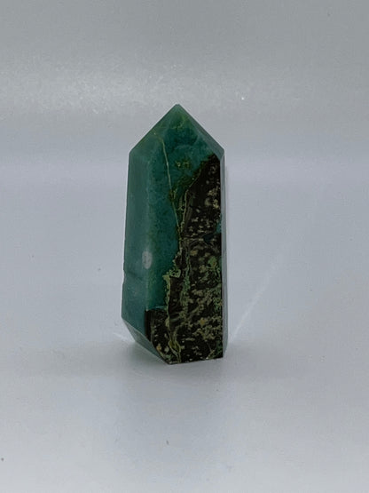 Green Flower Agate Towers