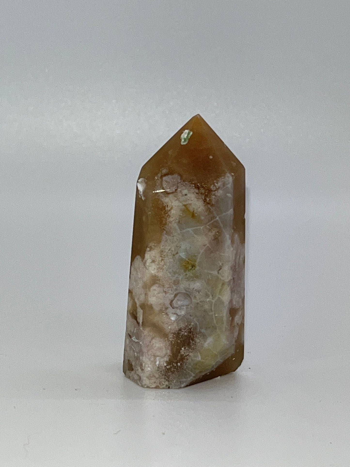 Green Flower Agate Towers