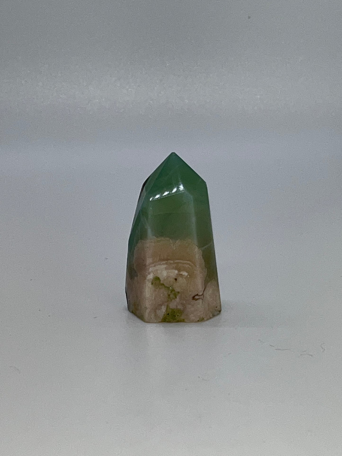 Green Flower Agate Towers