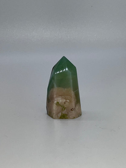 Green Flower Agate Towers