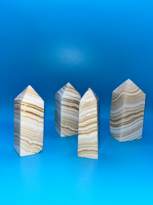 Orange Banded Calcite Towers