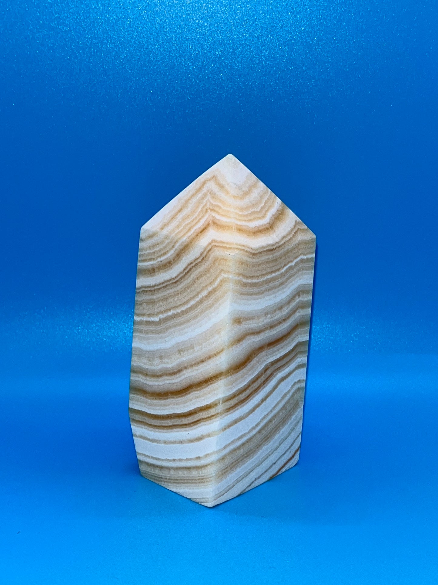 Orange Banded Calcite Towers