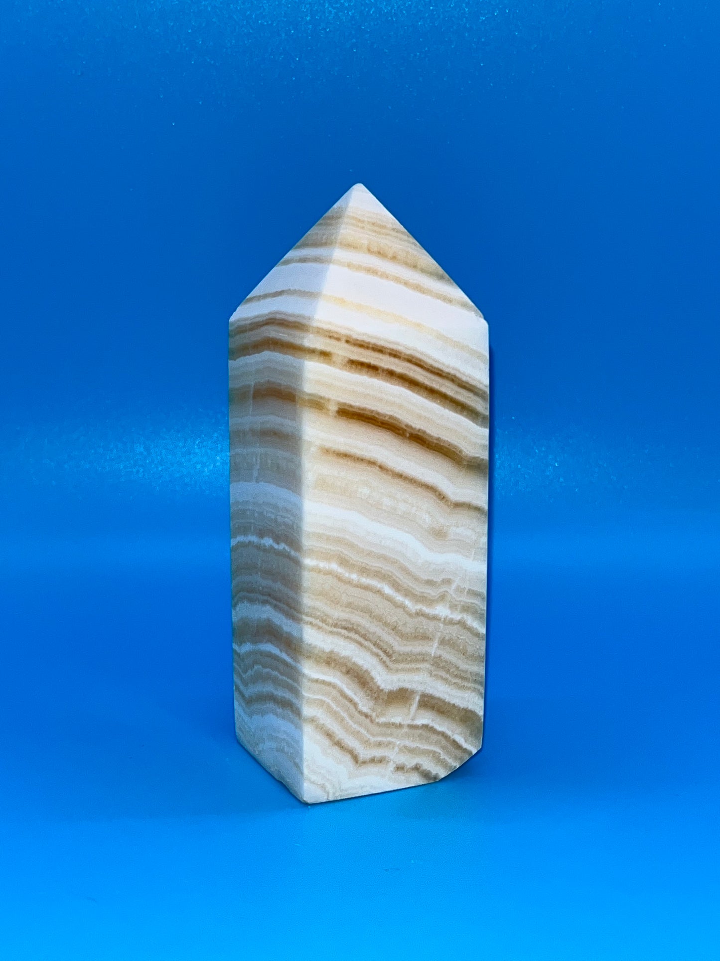 Orange Banded Calcite Towers