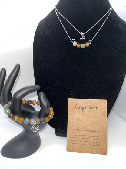 Capricorn Zodiac Necklace