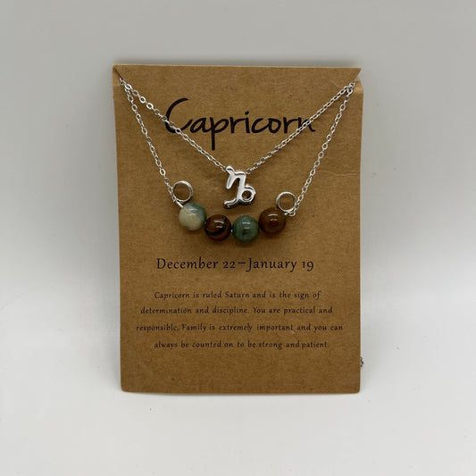 Capricorn Zodiac Necklace