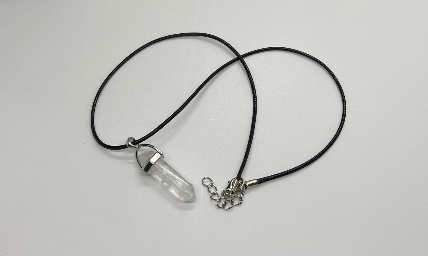Clear Quartz Pendant Necklace