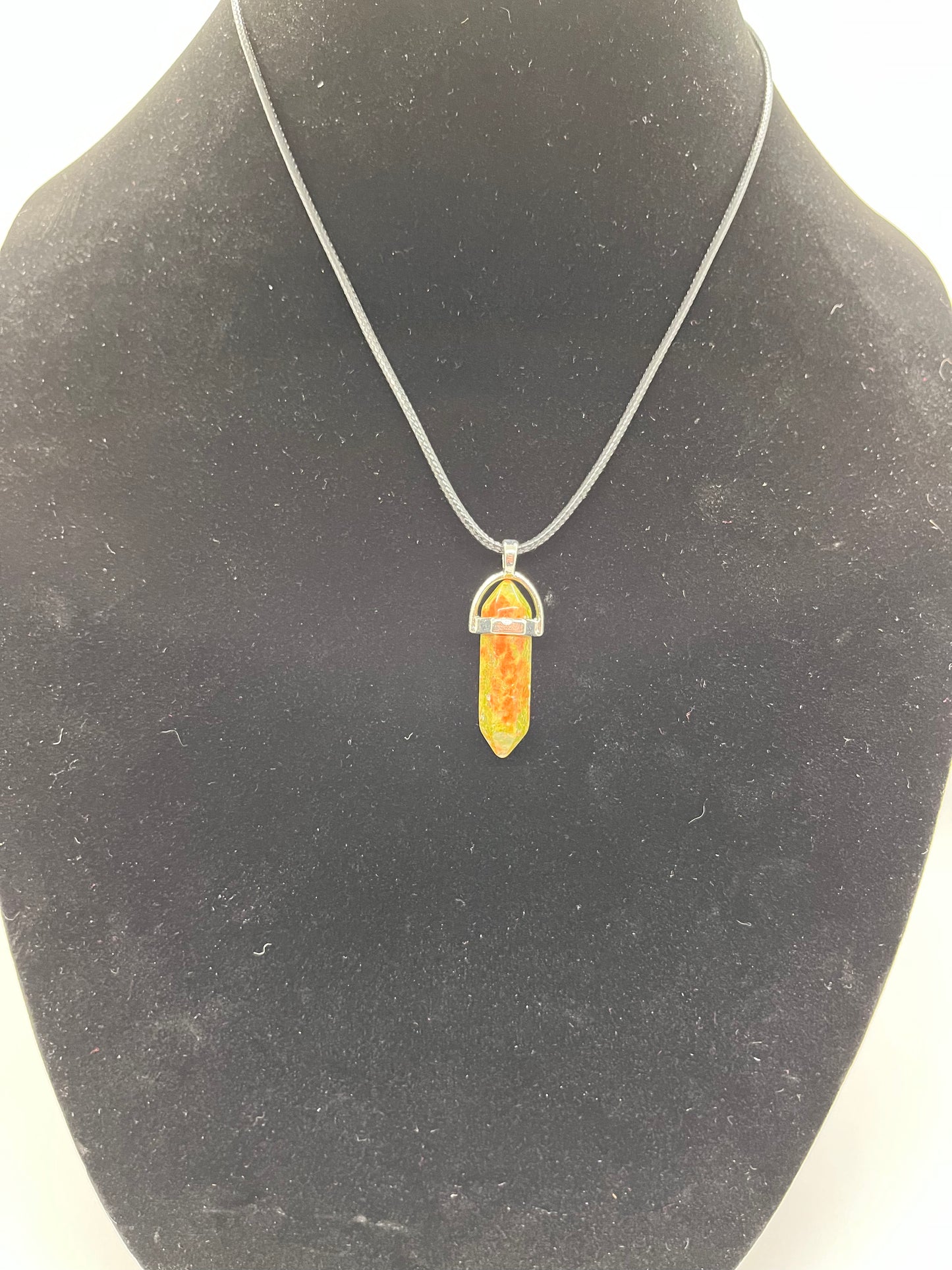 Unakite Pendant Necklace