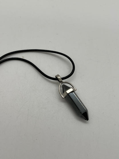 Hematite Pendant Necklace