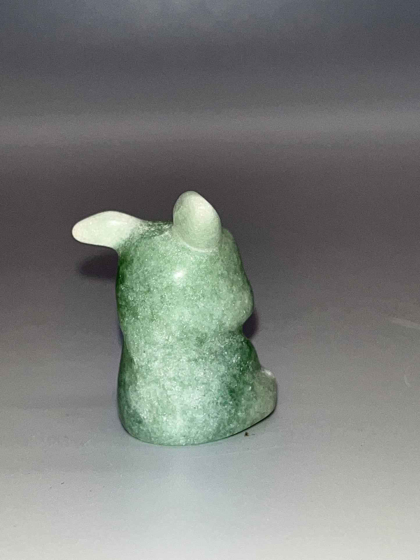 Green Aventurine Pikachu Carving