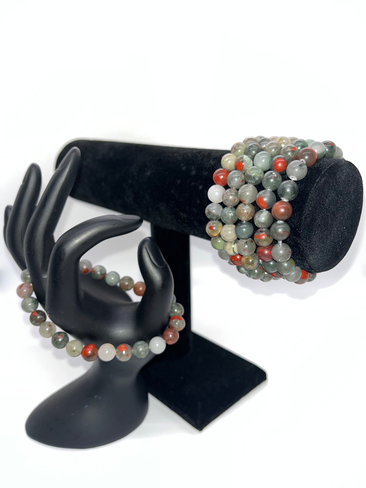 Bloodstone Bracelet, 8mm