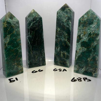 Emerald Green Jasper Towers