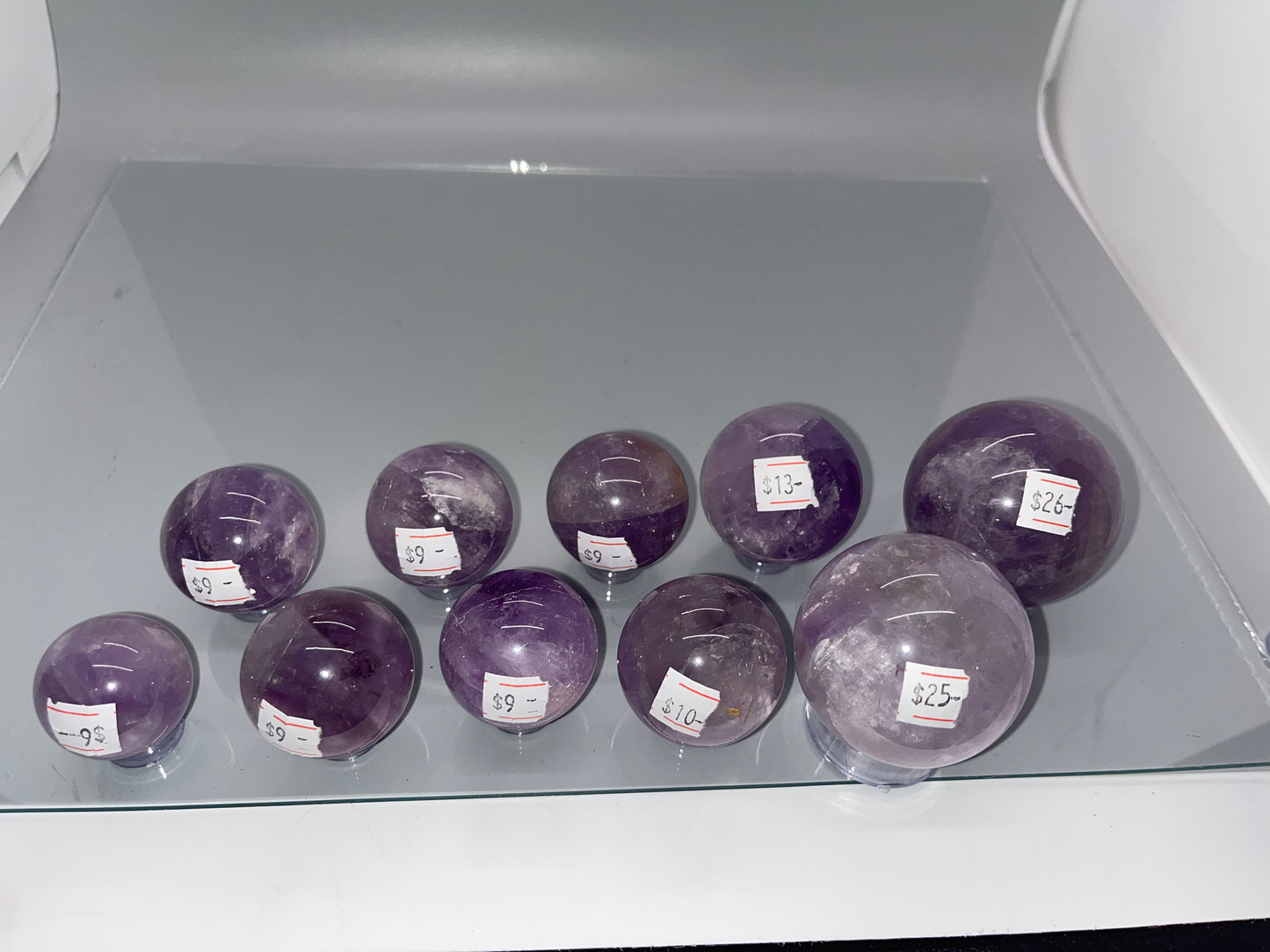 Amethyst Spheres, Small, Great Quality!