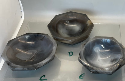 Large Agate Bowls