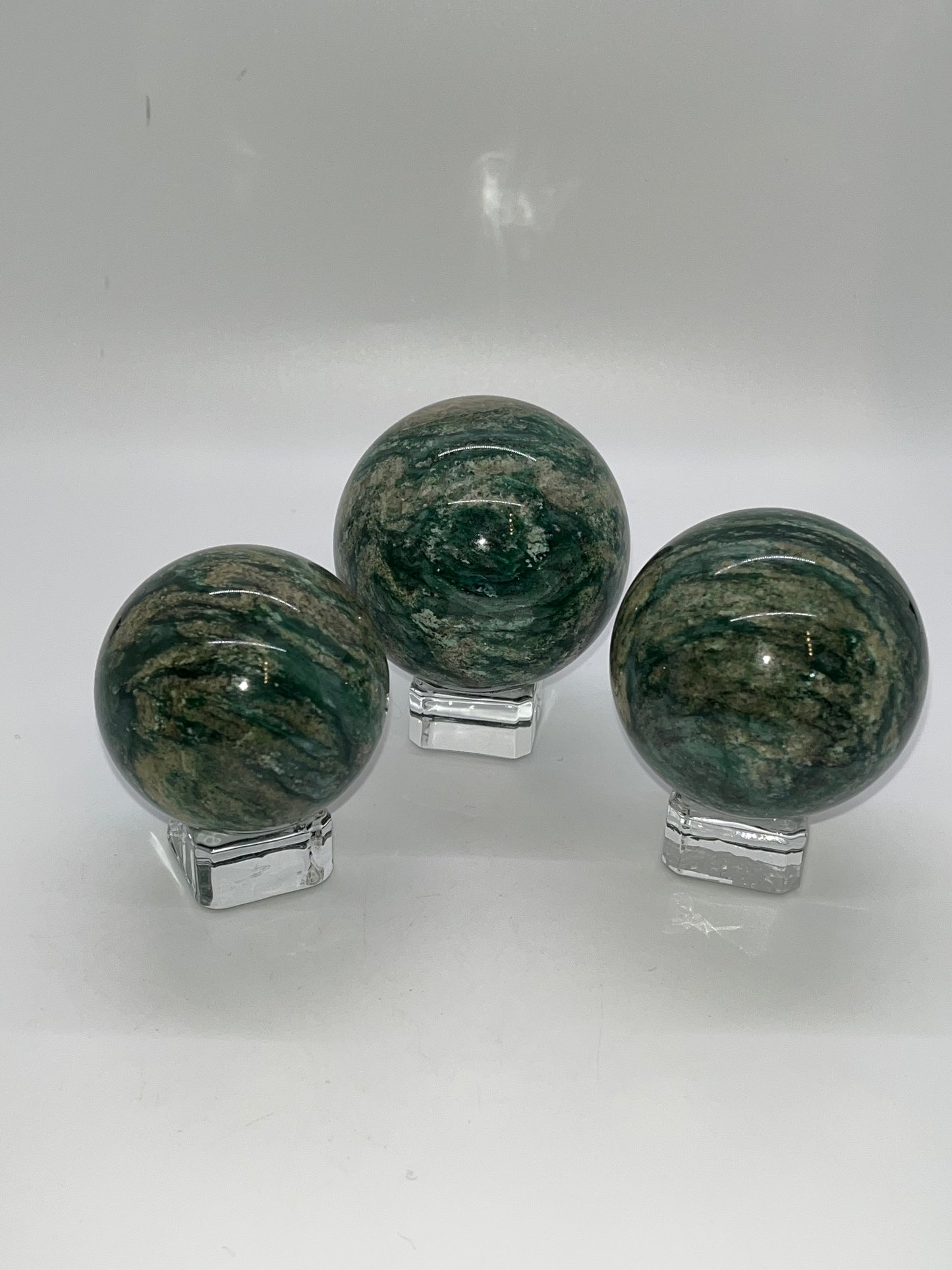 Green Mica Sphere