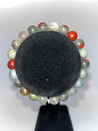 Bloodstone Bracelet, 8mm