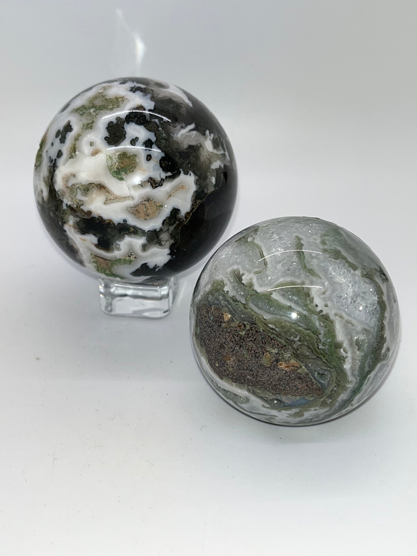 Moss Agate Spheres