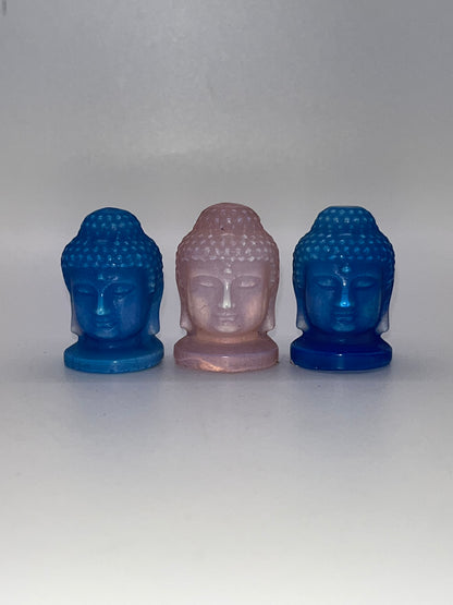 Opalite Buddha Bust Carving