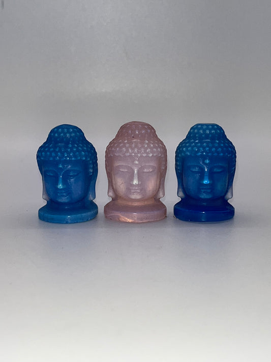 Opalite Buddha Bust Carving