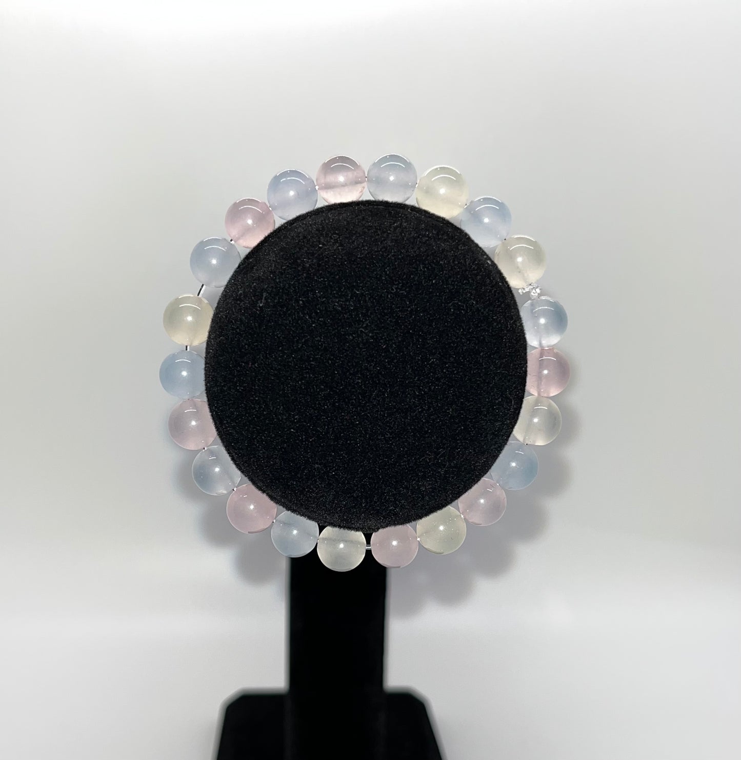 Morganite bracelet, 8mm