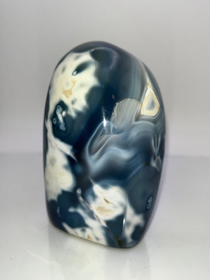 Orca Agate Freeforms