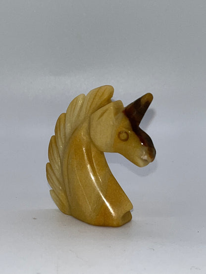 Mookaite Jasper Unicorn Carving