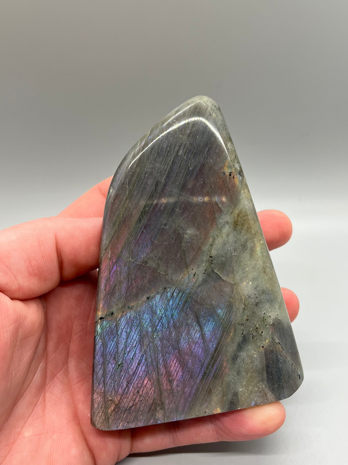 Pink Flash Labradorite Freeform