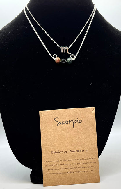 Scorpio Zodiac Necklace