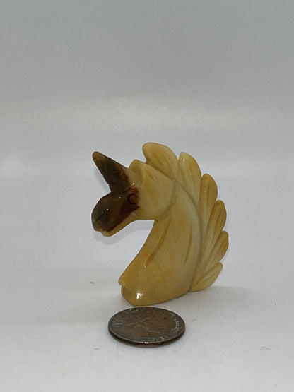 Mookaite Jasper Unicorn Carving