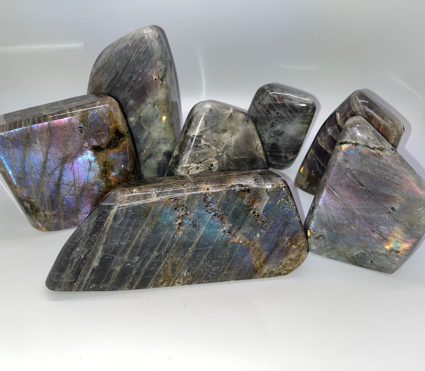 Pink Flash Labradorite Freeform