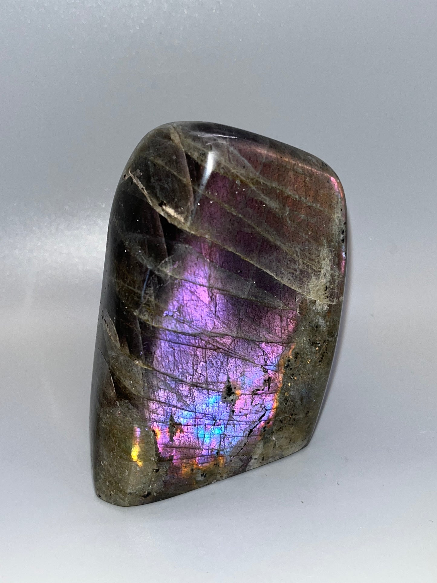 Pink Flash Labradorite Freeform