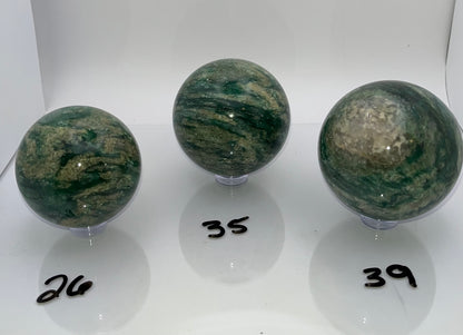 Green Mica Sphere