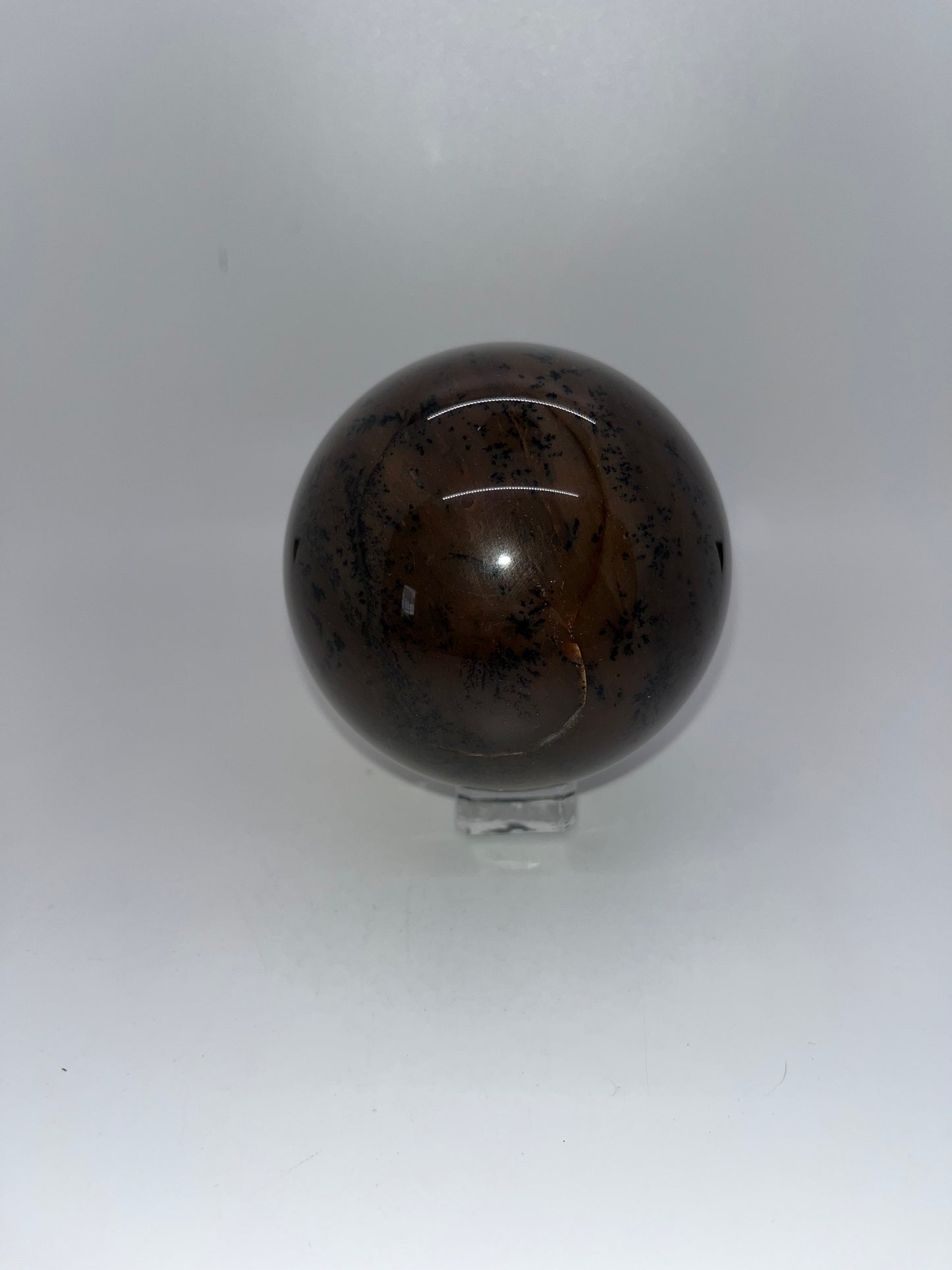 Brown Agate Sphere, 83mm